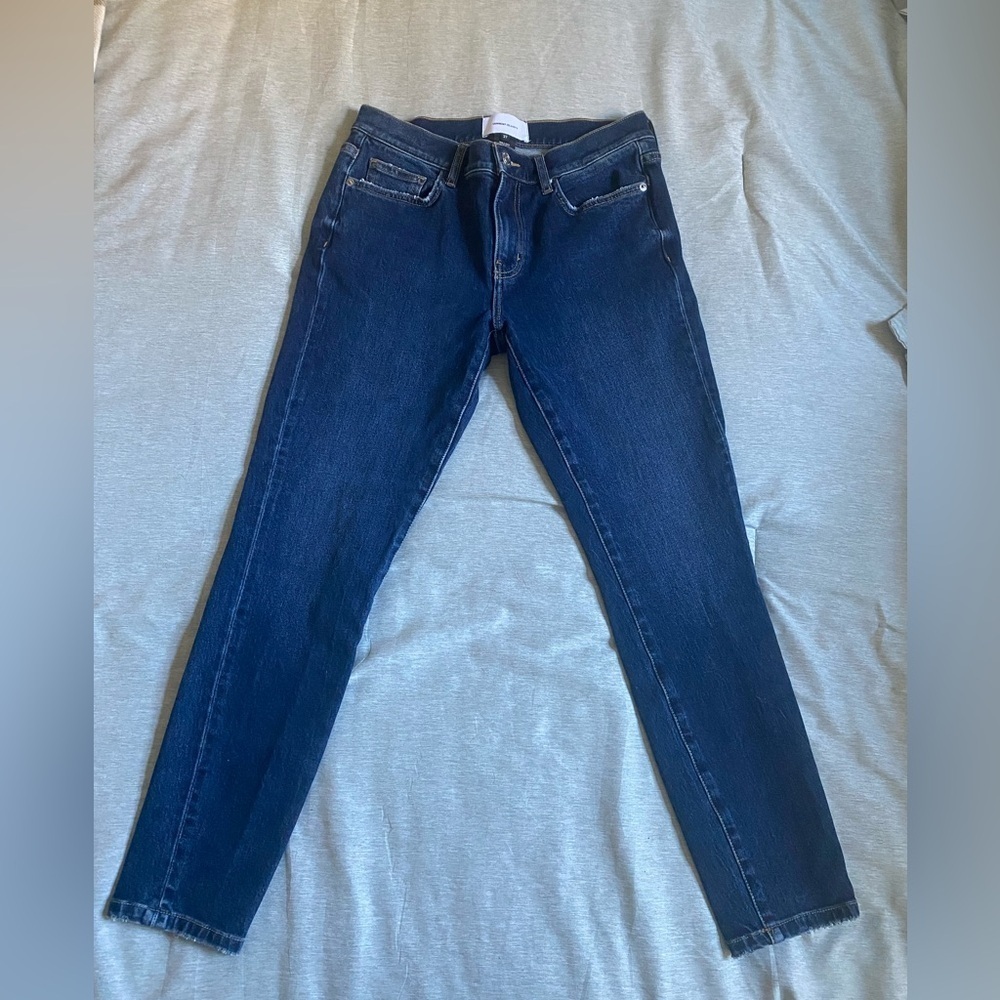 Current/Elliott Skinny Patchwork Pocket Jeans Siz… - image 3